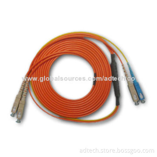 Fiber-optic Mode Conditioning Patch Cord, 62.5/125um with 9/125um, 1,300nm Long Wavelength